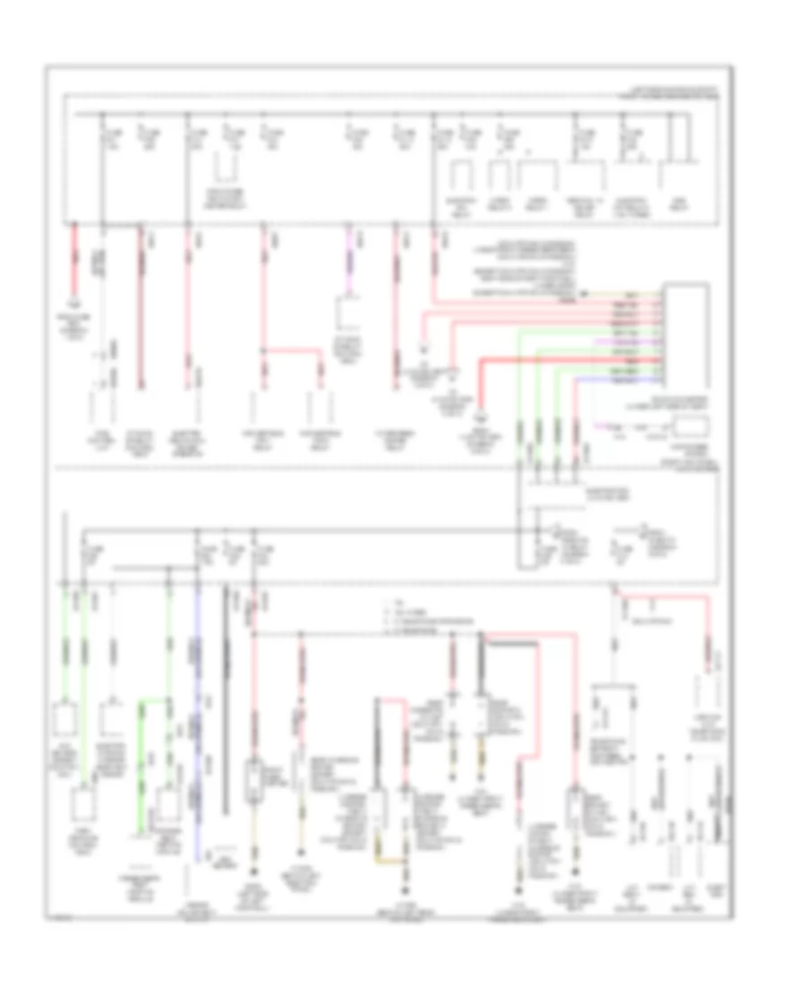 Power Distribution Wiring Diagram 2 of 3 for MINI Cooper 2013