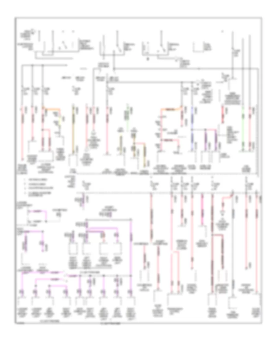Power Distribution Wiring Diagram 3 of 3 for MINI Cooper 2013