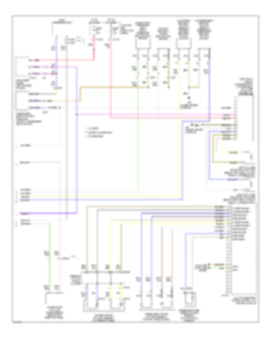 Supplemental Restraints Wiring Diagram 2 of 2 for MINI Cooper Clubman 2013