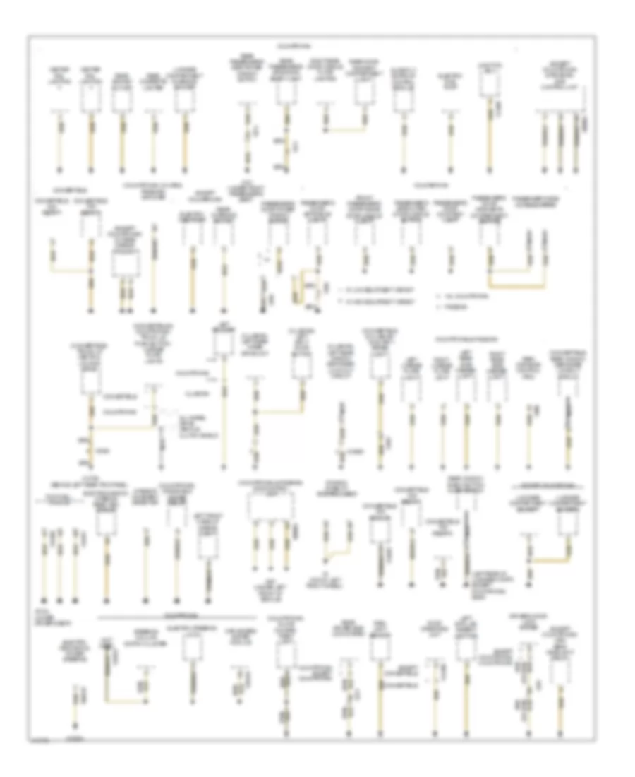 Ground Distribution Wiring Diagram 3 of 3 for MINI Cooper S 2013