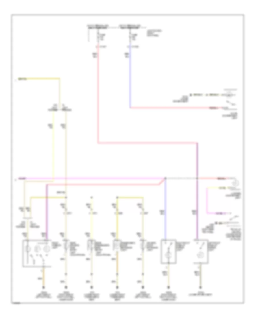 Courtesy Lamps Wiring Diagram, Countryman with Interior Lights Package (3 of 3) for MINI Cooper S 2013