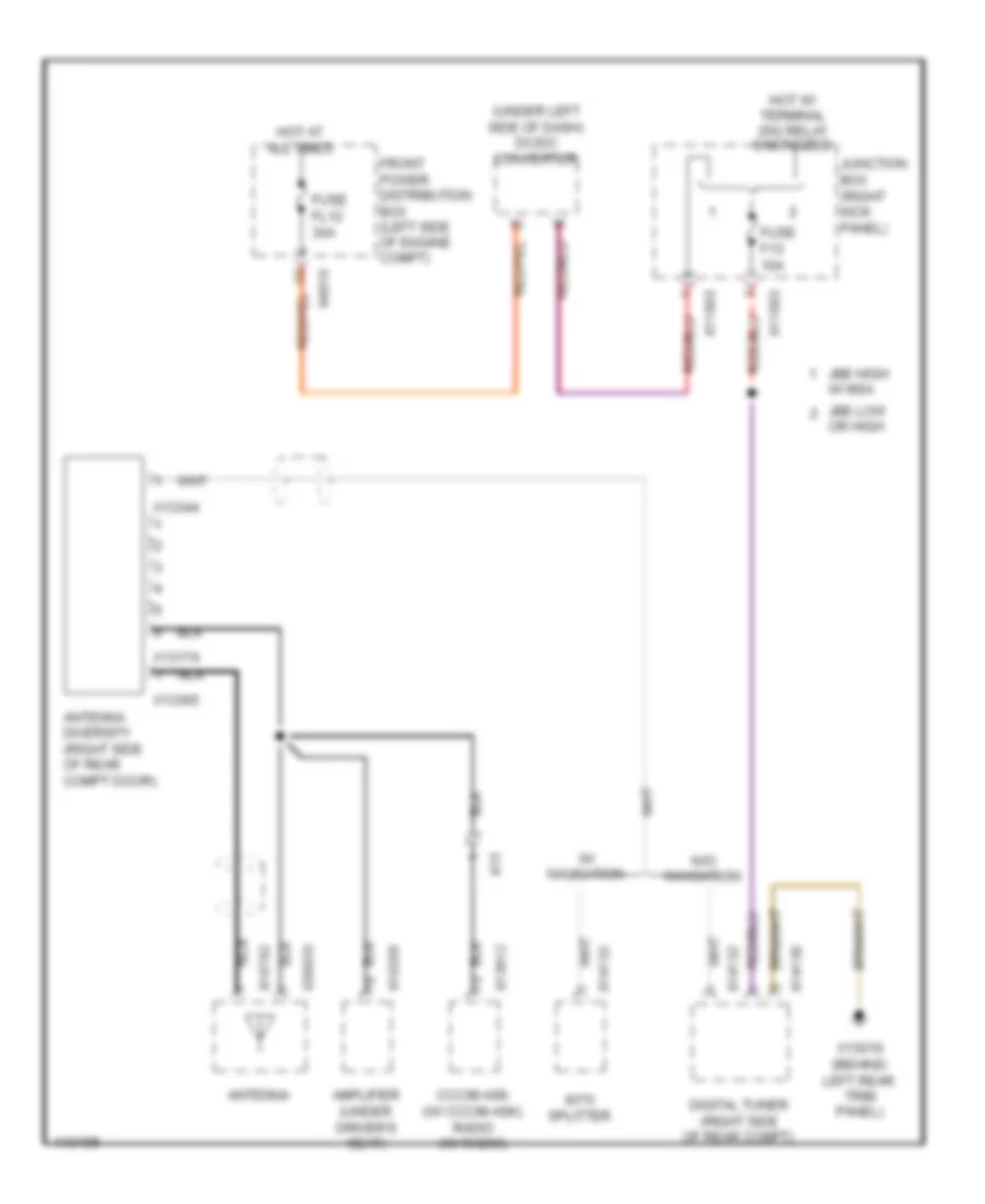 Diversity Antenna Wiring Diagram Coupe for MINI Cooper S 2013