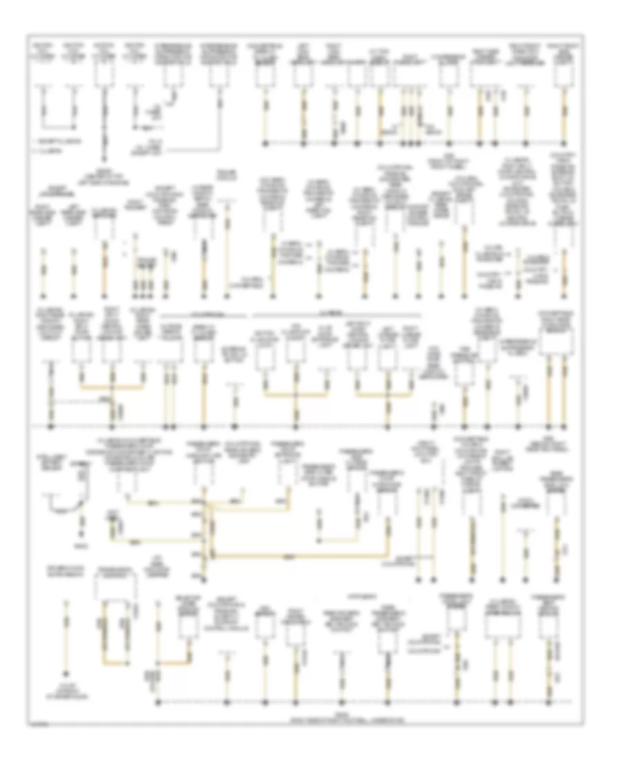 Ground Distribution Wiring Diagram 1 of 3 for MINI Cooper S Countryman 2013