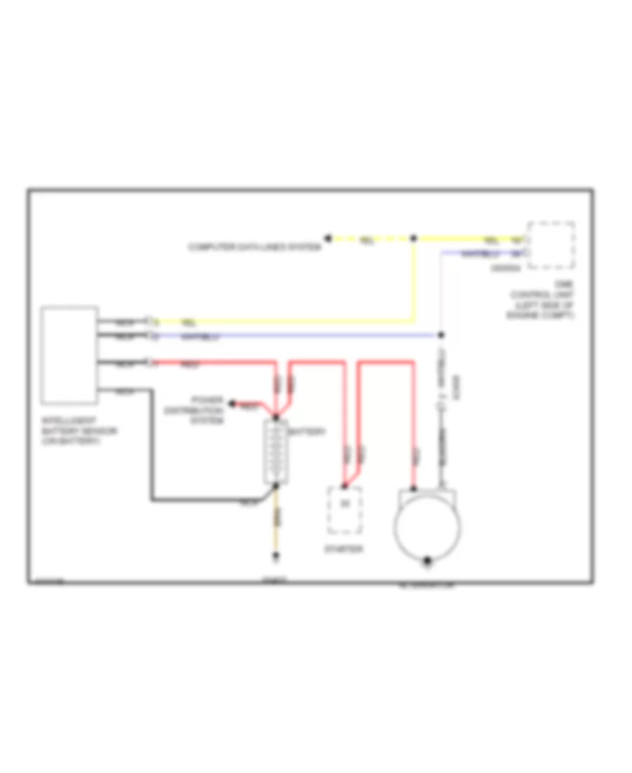 Charging Wiring Diagram for MINI Cooper S Paceman 2013