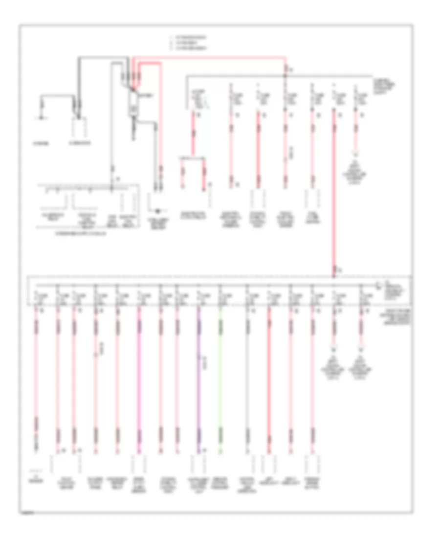 Power Distribution Wiring Diagram Hatchback 1 of 4 for MINI Cooper 2014