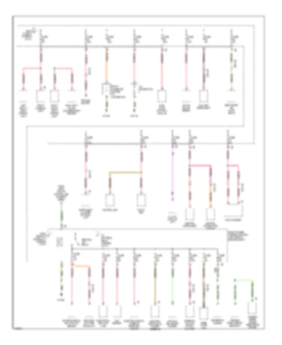 Power Distribution Wiring Diagram, Hatchback (3 of 4) for MINI Cooper 2014