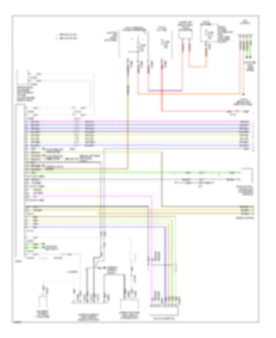 Radio Wiring Diagram Clubman without CCC M ASK with Amplifier 1 of 2 for MINI Cooper 2014