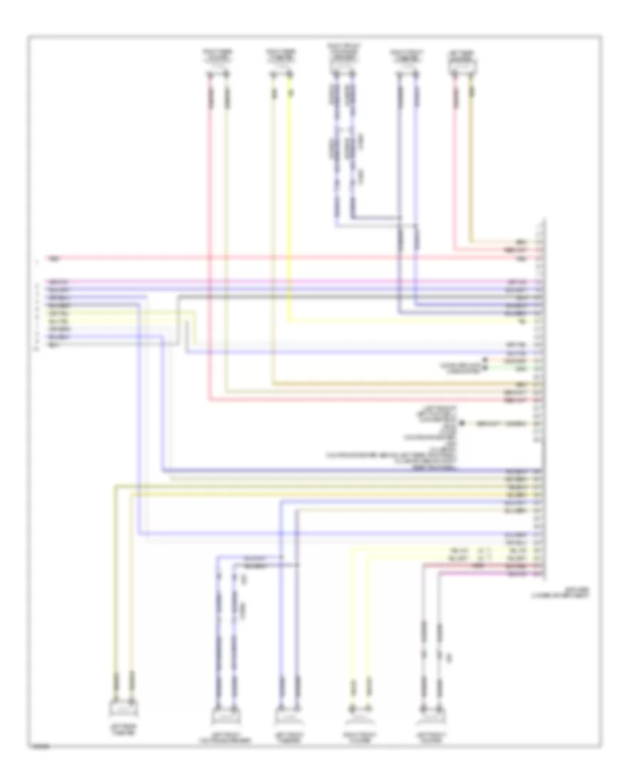 Radio Wiring Diagram, Clubman without CCCM-ASK with Amplifier (2 of 2) for MINI Cooper 2014