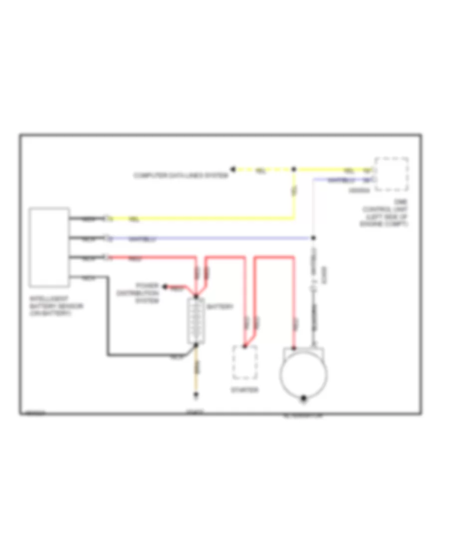 1.6L, Charging Wiring Diagram for MINI Cooper 2014