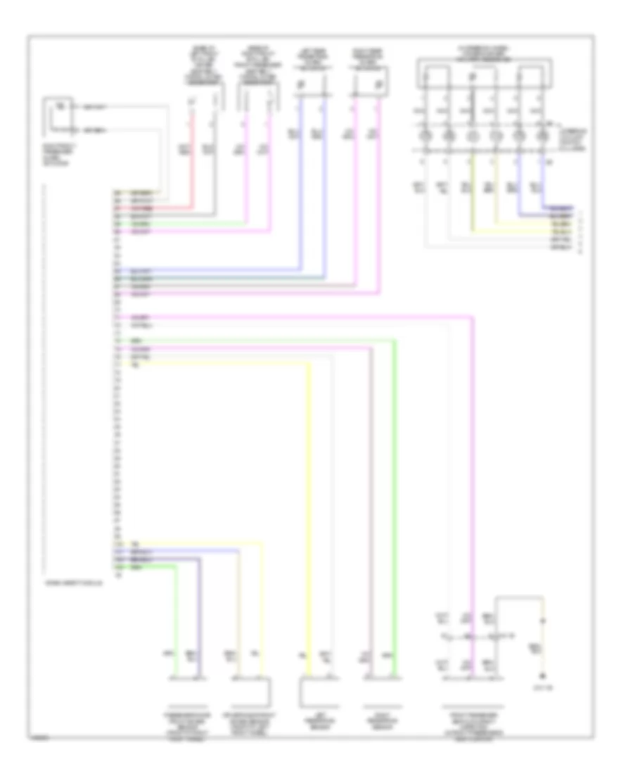 Supplemental Restraints Wiring Diagram, Hatchback (1 of 3) for MINI Cooper 2014