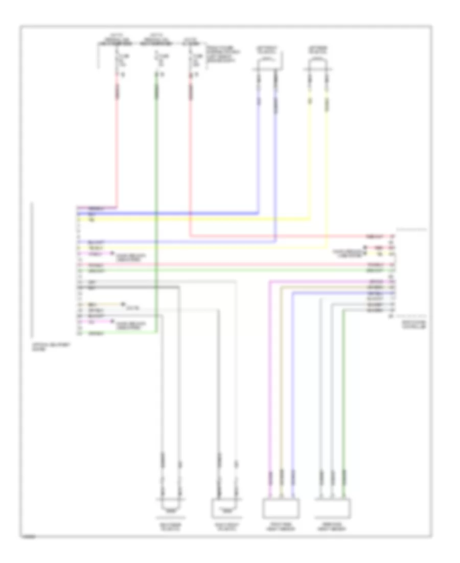 Electronic Suspension Wiring Diagram for MINI Cooper Clubman 2014