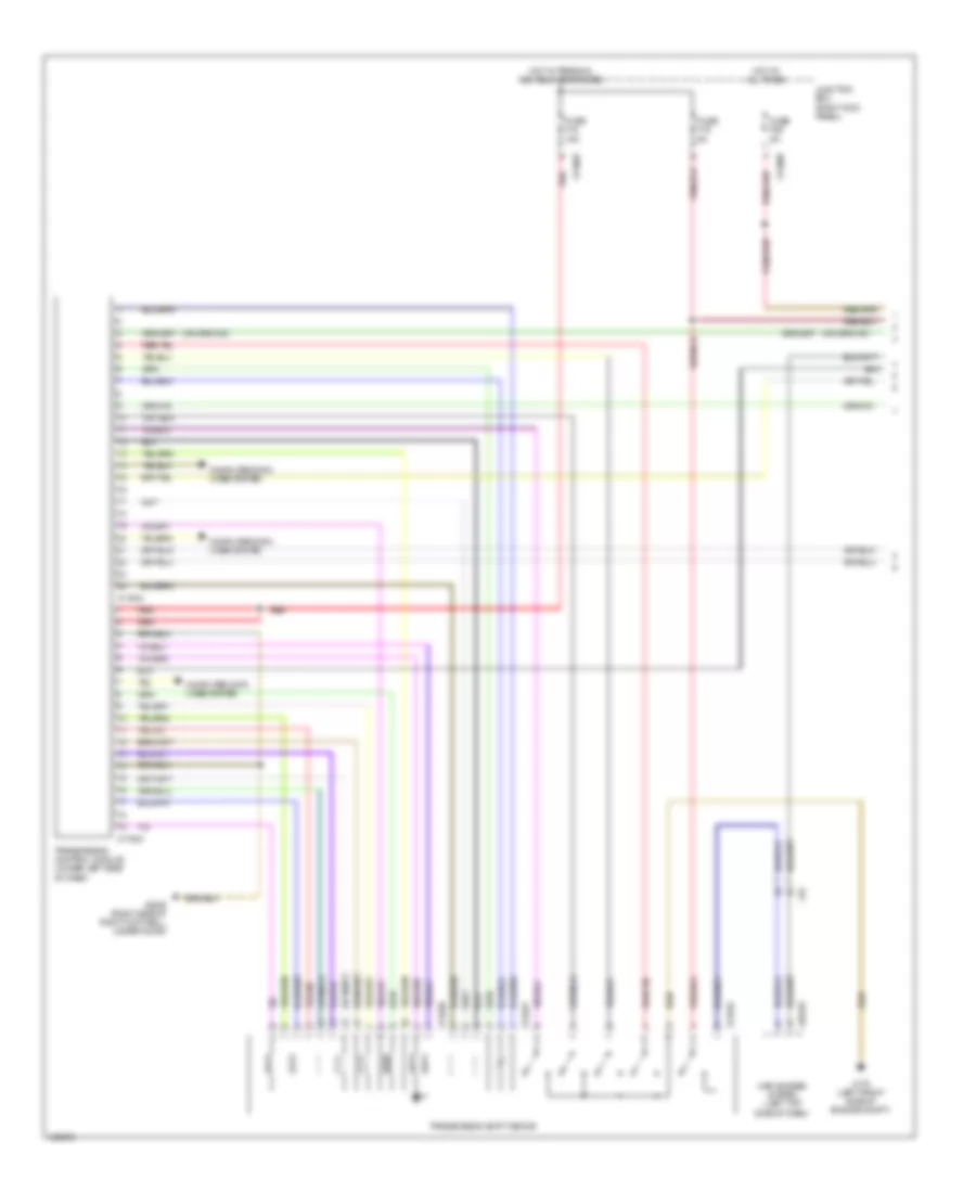 Transmission Wiring Diagram 1 of 2 for MINI Cooper Countryman 2014