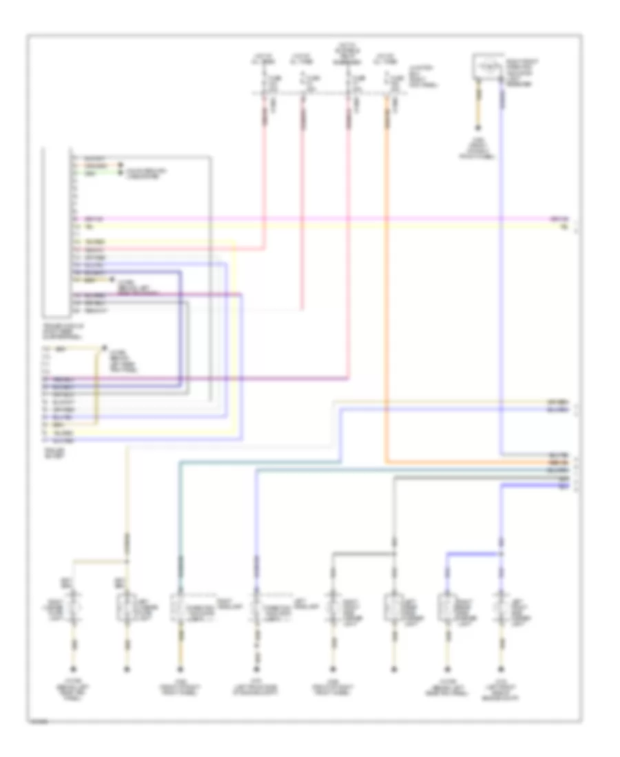 Exterior Lamps Wiring Diagram (1 of 2) for MINI Cooper Countryman S 2014