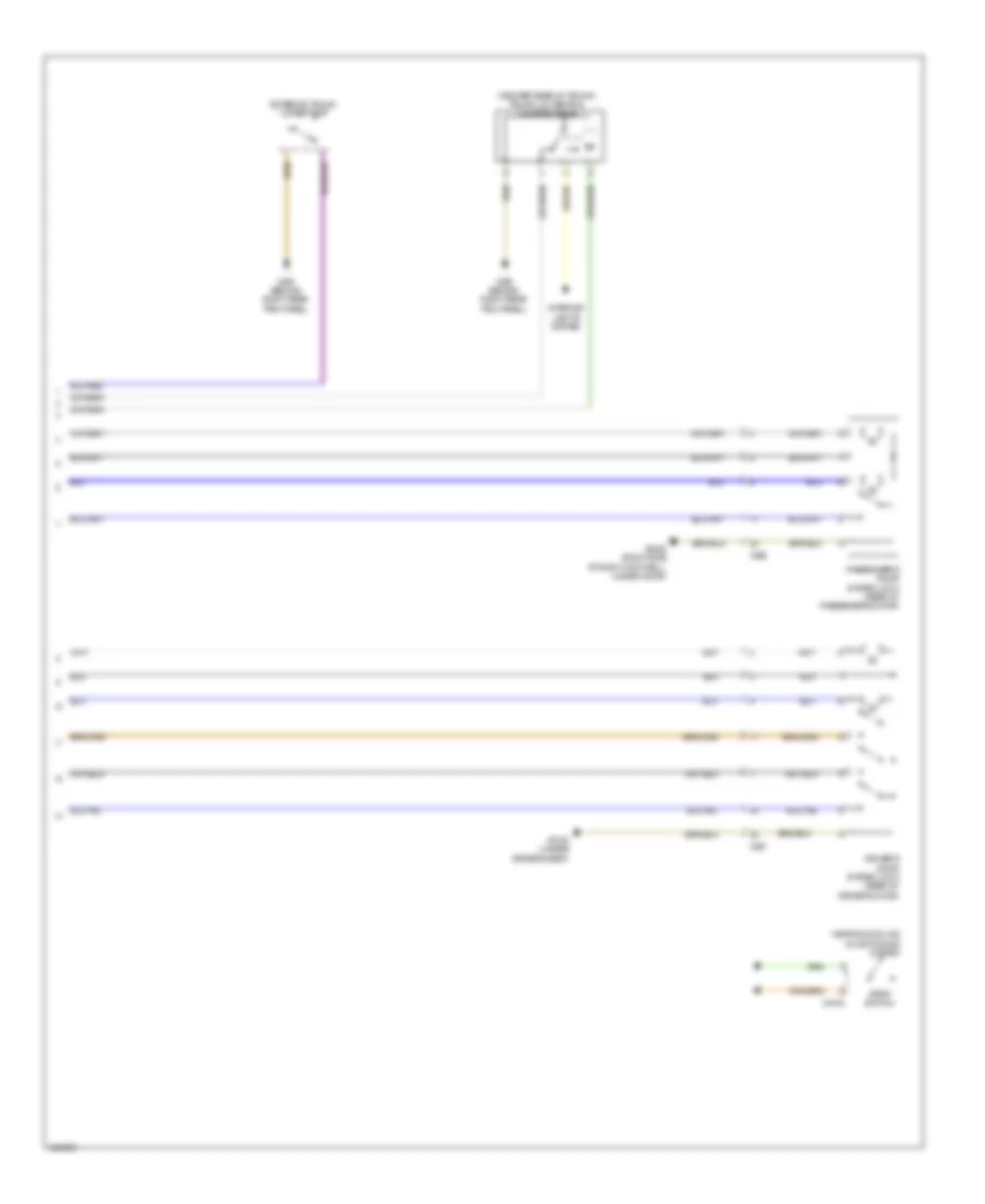 Power Door Locks Wiring Diagram (2 of 2) for MINI Cooper Countryman S 2014