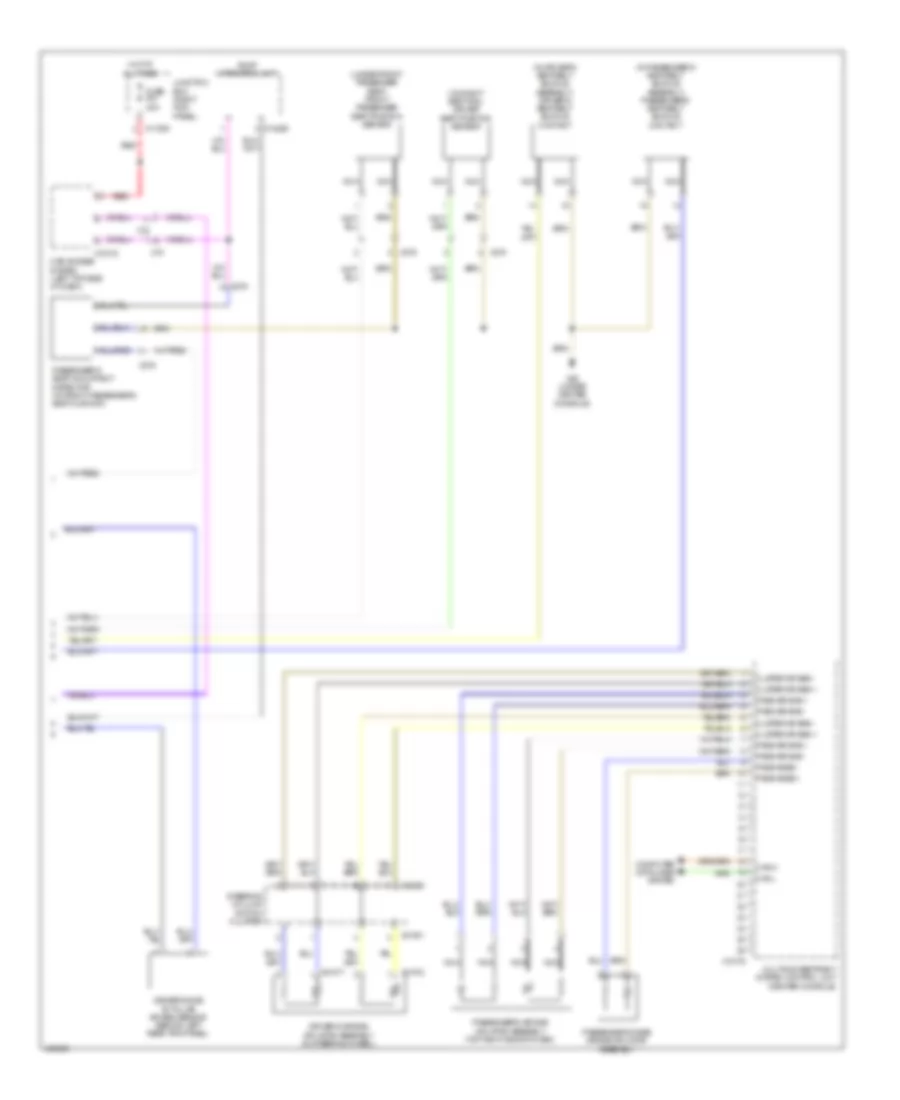 Supplemental Restraints Wiring Diagram 2 of 2 for MINI Cooper Countryman S 2014
