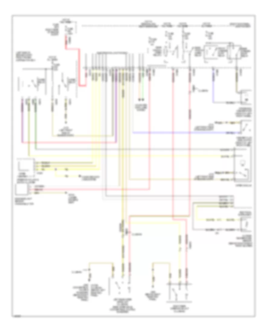 Передняя сторона и Электросхема заднего стеклоочистителя дворника и омывателя, Кабриолет для MINI Cooper JCW Clubman 2014