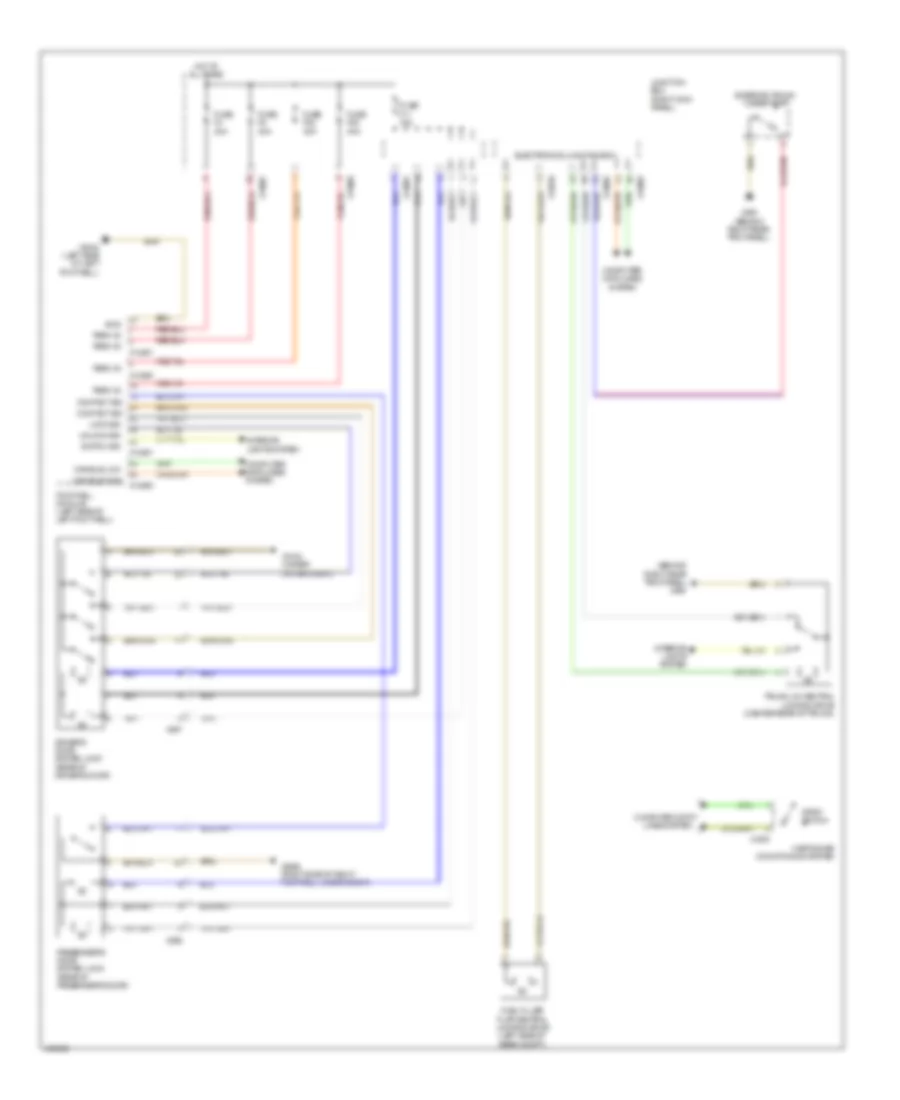 Power Door Locks Wiring Diagram for MINI Cooper Paceman JCW ALL4 2014
