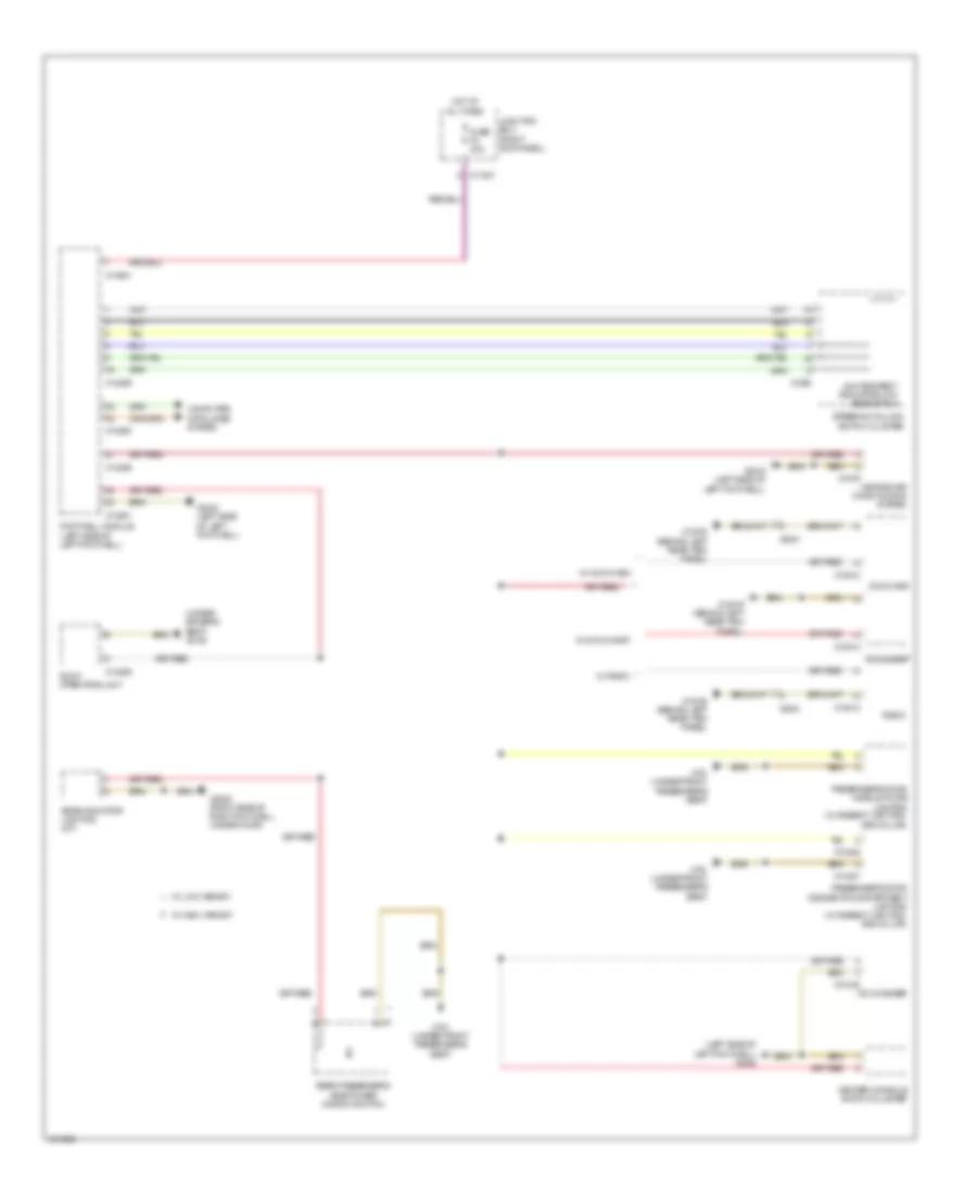 Instrument Illumination Wiring Diagram for MINI Cooper Paceman S 2014