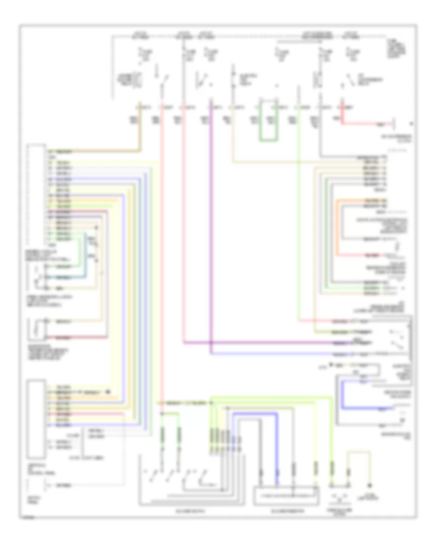 Manual AC Wiring Diagram, with Dual Stage Cooling Fans for MINI Cooper 2002