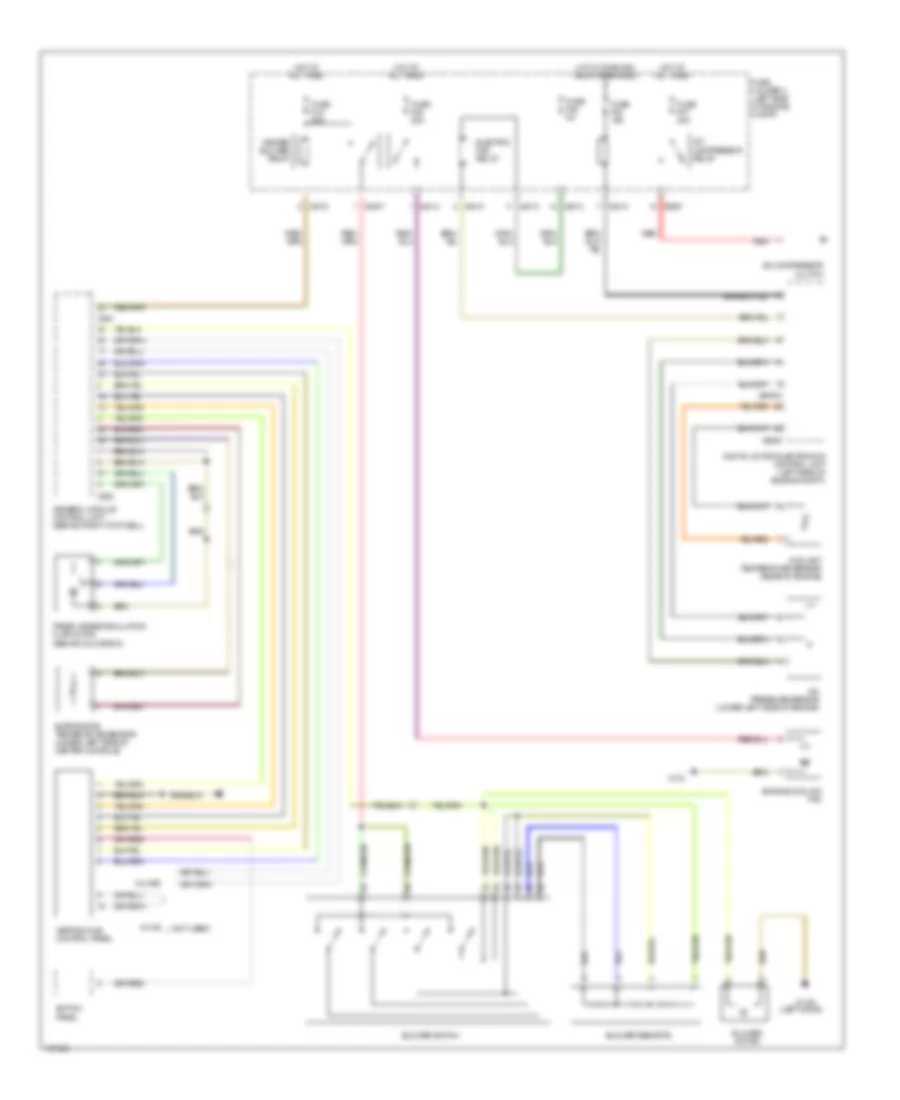 Manual AC Wiring Diagram, with Single Stage Cooling Fans for MINI Cooper 2002