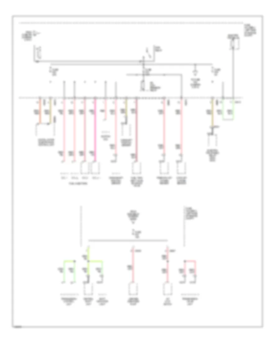Power Distribution Wiring Diagram 3 of 5 for MINI Cooper 2002