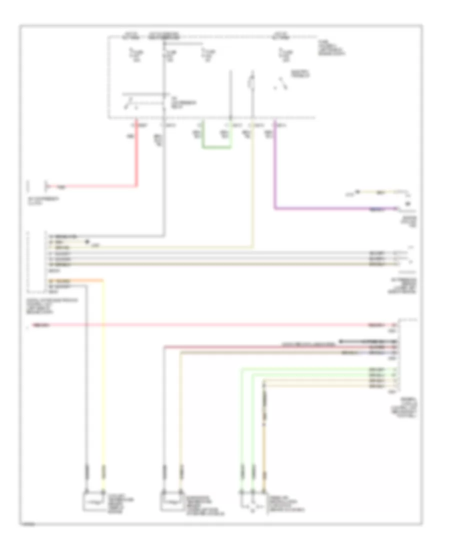 Automatic AC Wiring Diagram, with Single Stage Cooling Fans (2 of 2) for MINI Cooper S 2003