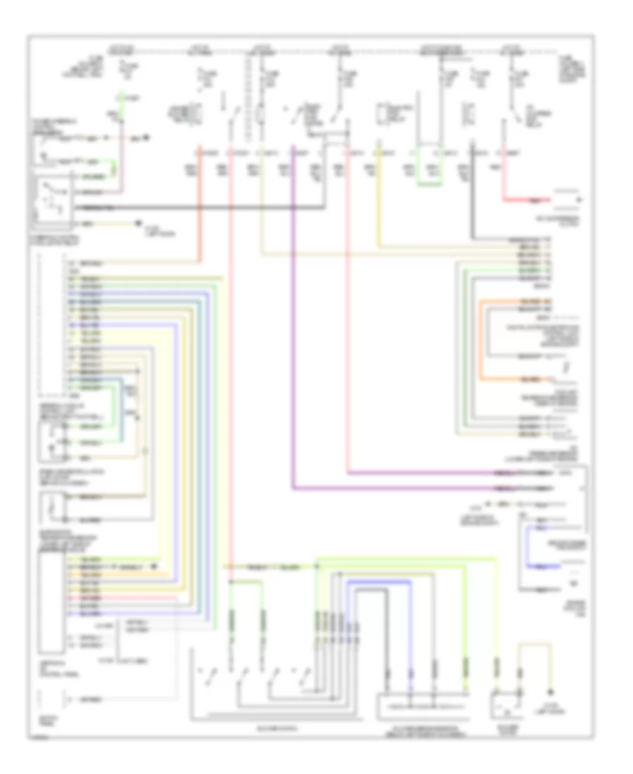 Manual AC Wiring Diagram, with Dual Stage Cooling Fans for MINI Cooper 2004