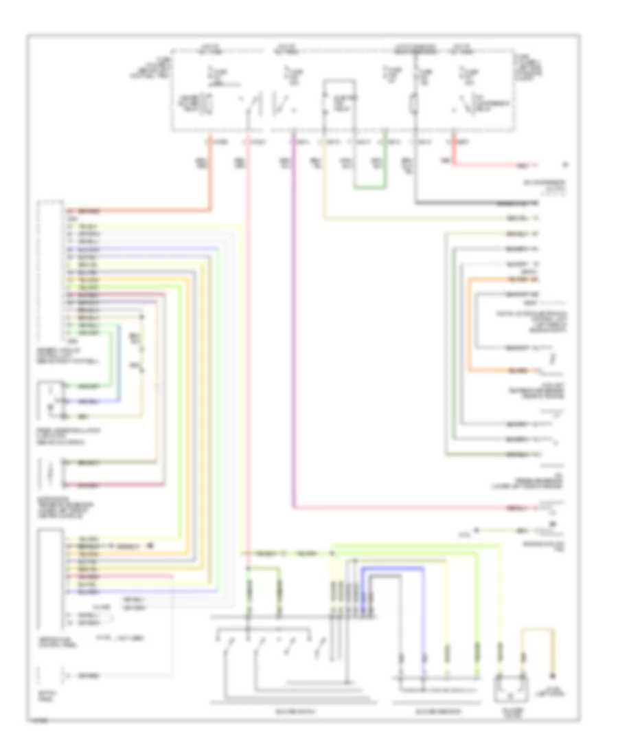 Manual AC Wiring Diagram, with Single Stage Cooling Fans for MINI Cooper 2004