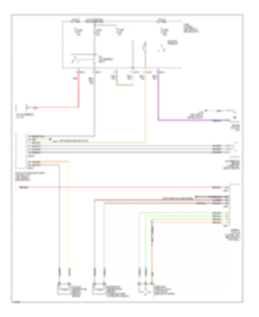 Automatic AC Wiring Diagram, with Single Stage Cooling Fans (2 of 2) for MINI Cooper S 2004