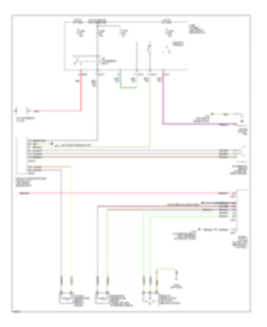 Automatic AC Wiring Diagram, with Single Stage Cooling Fans (2 of 2) for MINI Cooper 2005