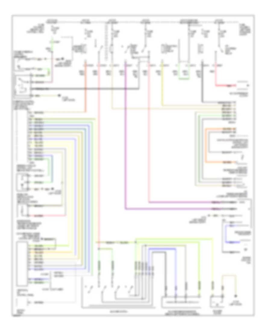 Manual AC Wiring Diagram, with Dual Stage Cooling Fans for MINI Cooper 2005
