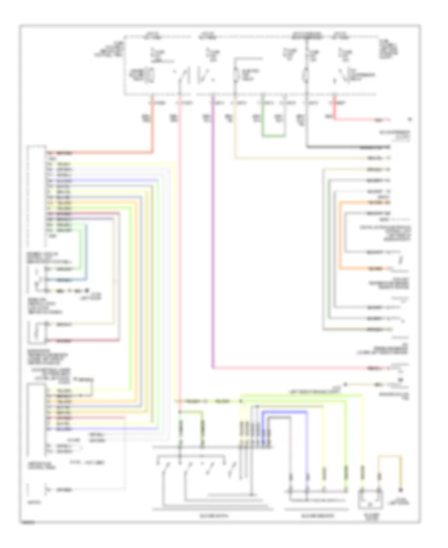 Manual AC Wiring Diagram, with Single Stage Cooling Fans for MINI Cooper 2005