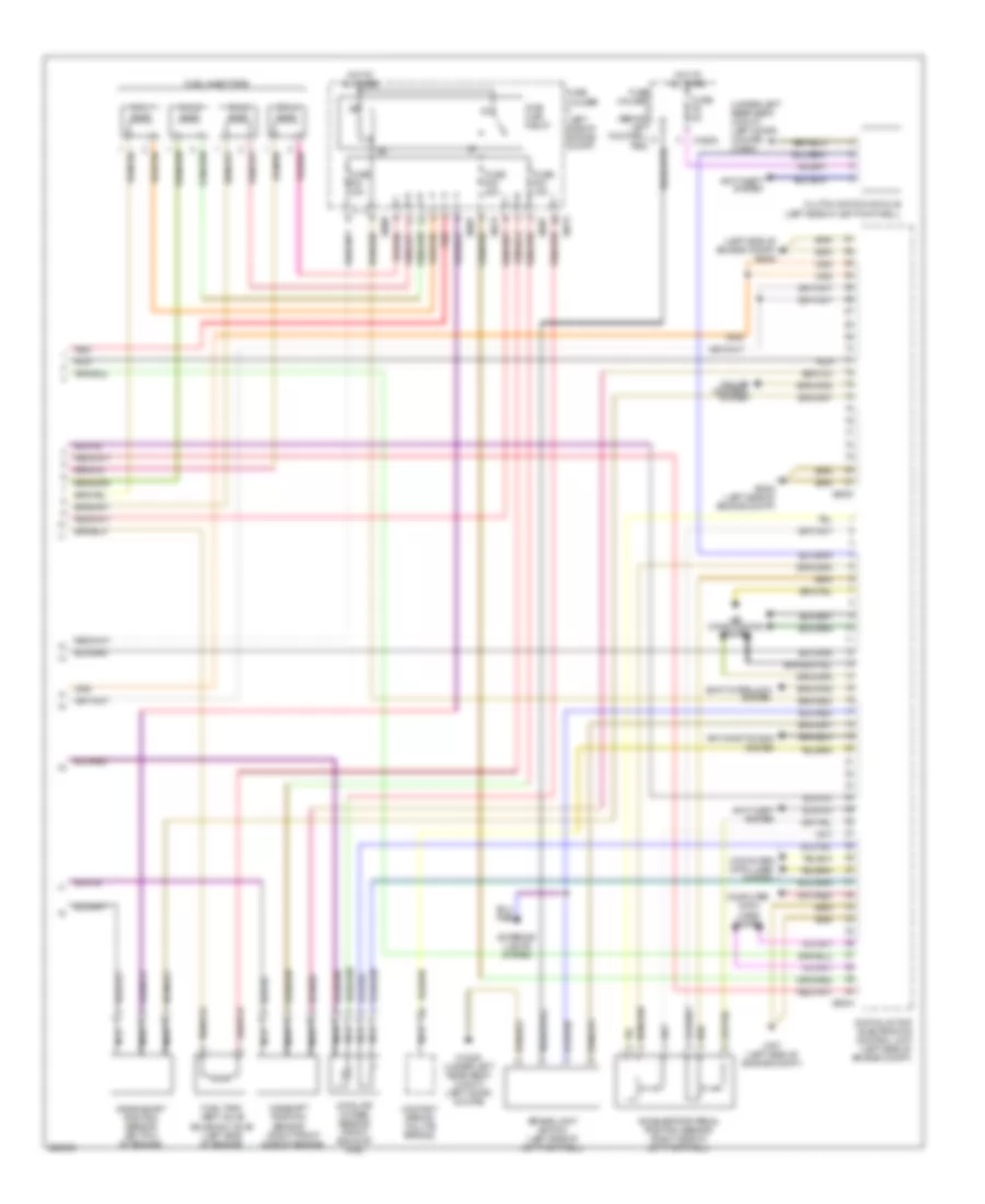 1.6L, Engine Performance Wiring Diagram (2 of 2) for MINI Cooper 2005