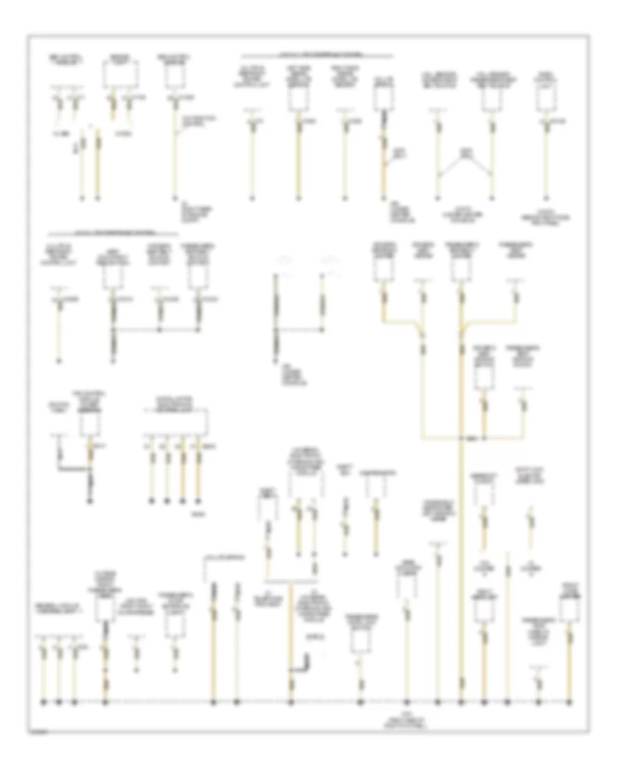 Ground Distribution Wiring Diagram 1 of 4 for MINI Cooper 2005
