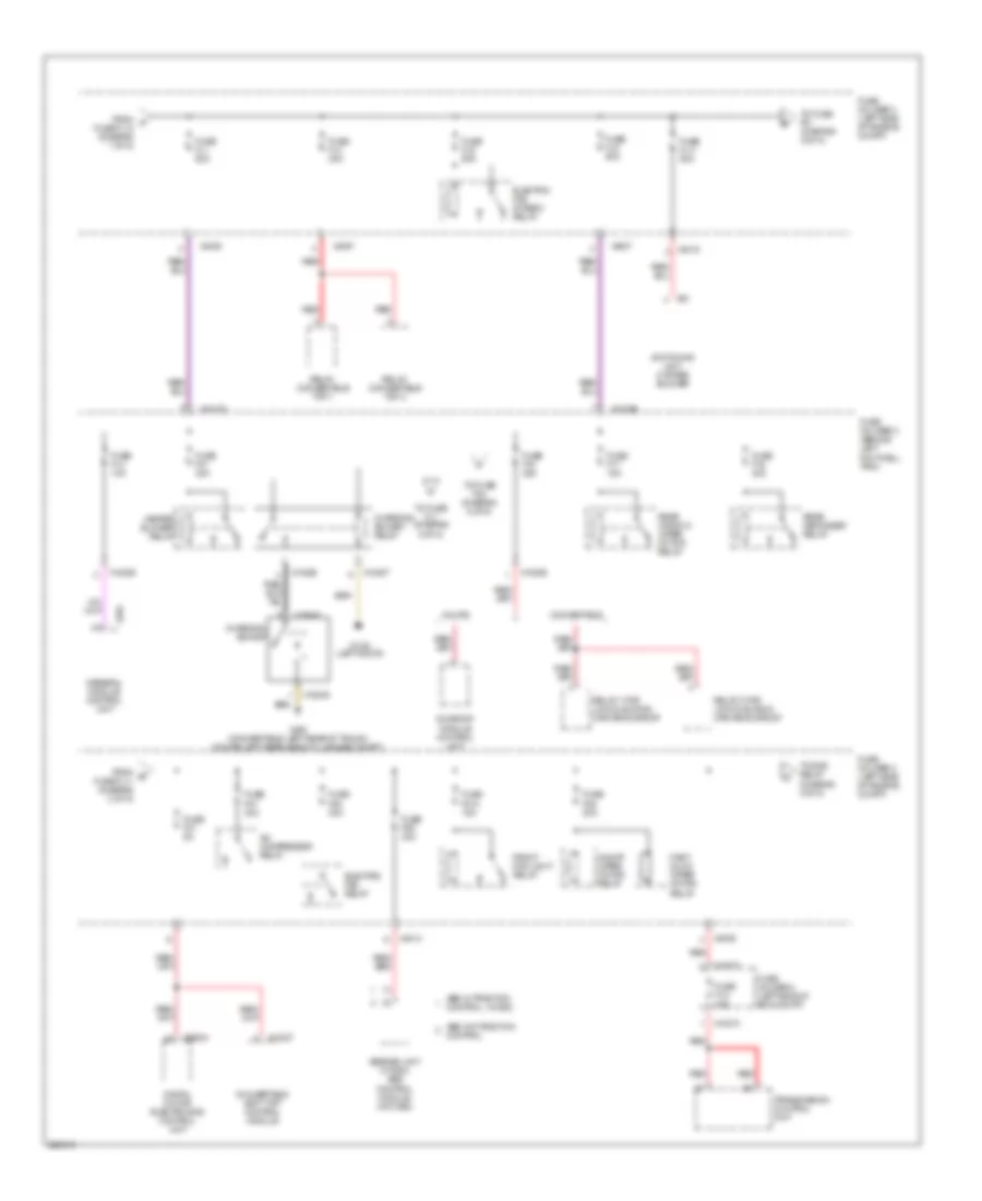 Power Distribution Wiring Diagram 2 of 5 for MINI Cooper 2005