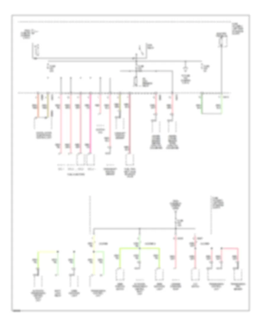 Power Distribution Wiring Diagram (3 of 5) for MINI Cooper 2005