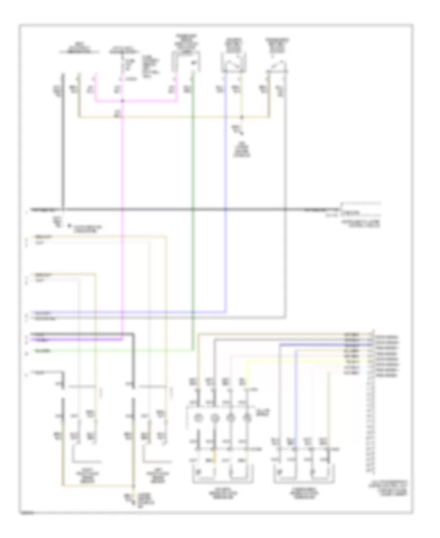 Supplemental Restraints Wiring Diagram 2 of 2 for MINI Cooper 2005