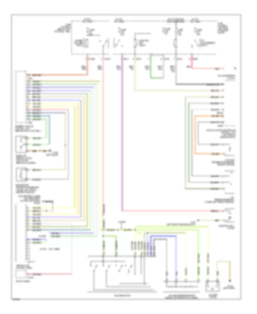 Manual AC Wiring Diagram, with Single Stage Cooling Fans for MINI Cooper 2006
