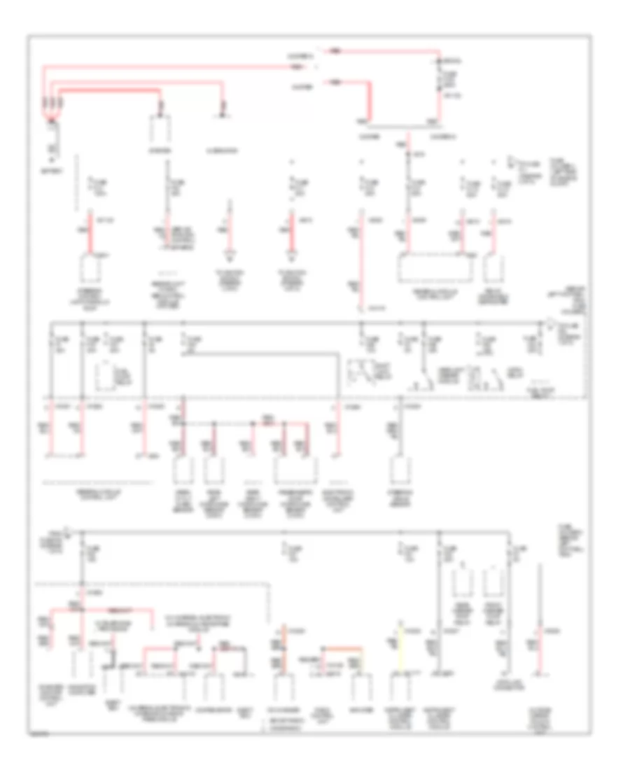 Power Distribution Wiring Diagram 1 of 5 for MINI Cooper 2006