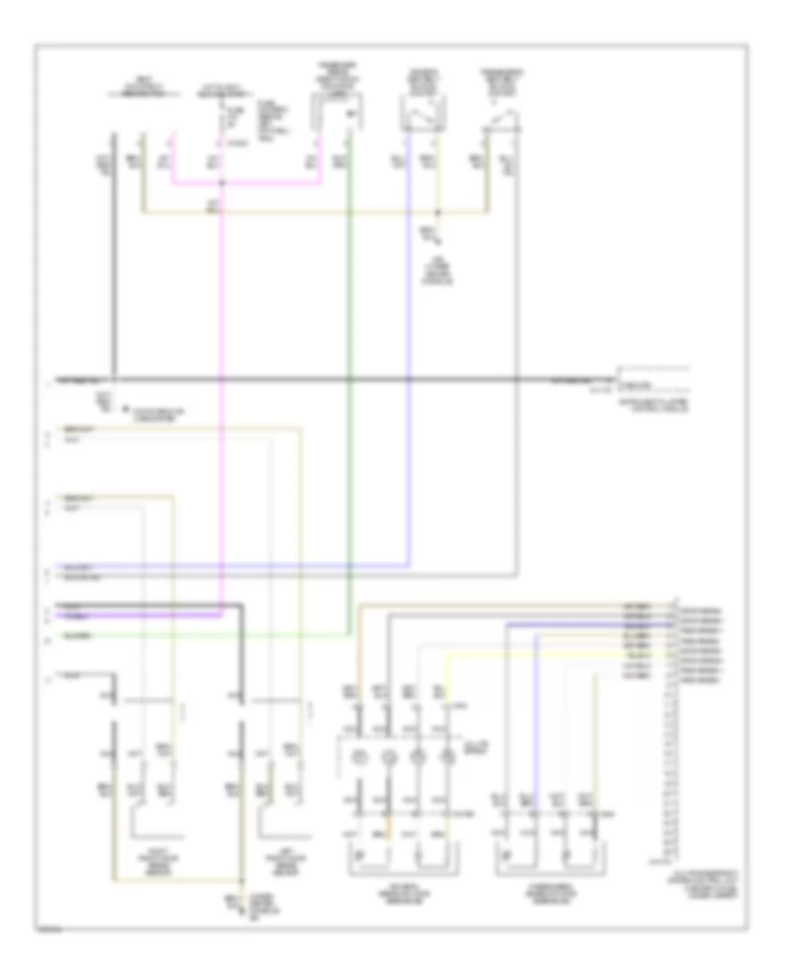 Supplemental Restraints Wiring Diagram 2 of 2 for MINI Cooper 2006