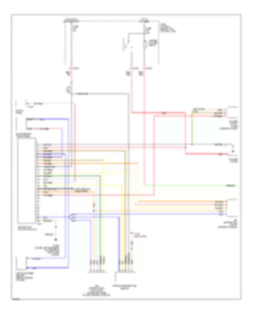 Automatic A C Wiring Diagram with Single Stage Cooling Fans 1 of 2 for MINI Cooper S 2006