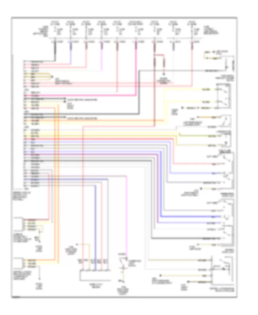 Anti theft Wiring Diagram Except Convertible for MINI Cooper S 2006