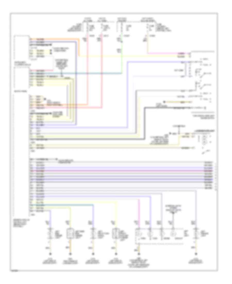 Exterior Lamps Wiring Diagram 1 of 2 for MINI Cooper S 2006