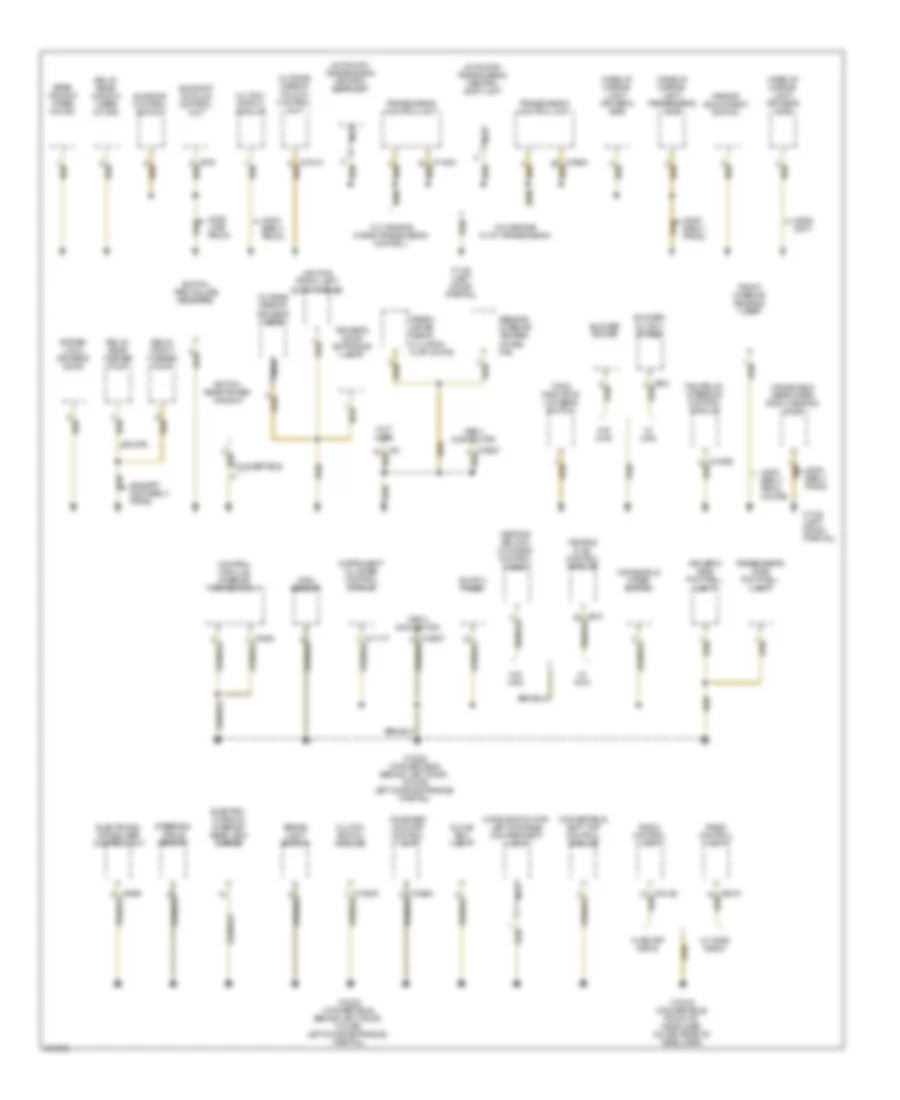 Ground Distribution Wiring Diagram 3 of 4 for MINI Cooper S 2006