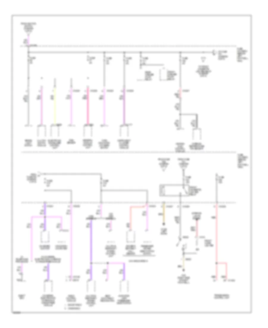 Power Distribution Wiring Diagram 5 of 5 for MINI Cooper S 2006