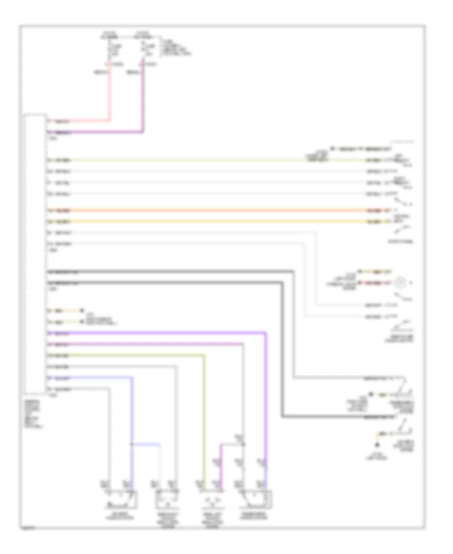 Power Windows Wiring Diagram Convertible for MINI Cooper S 2006