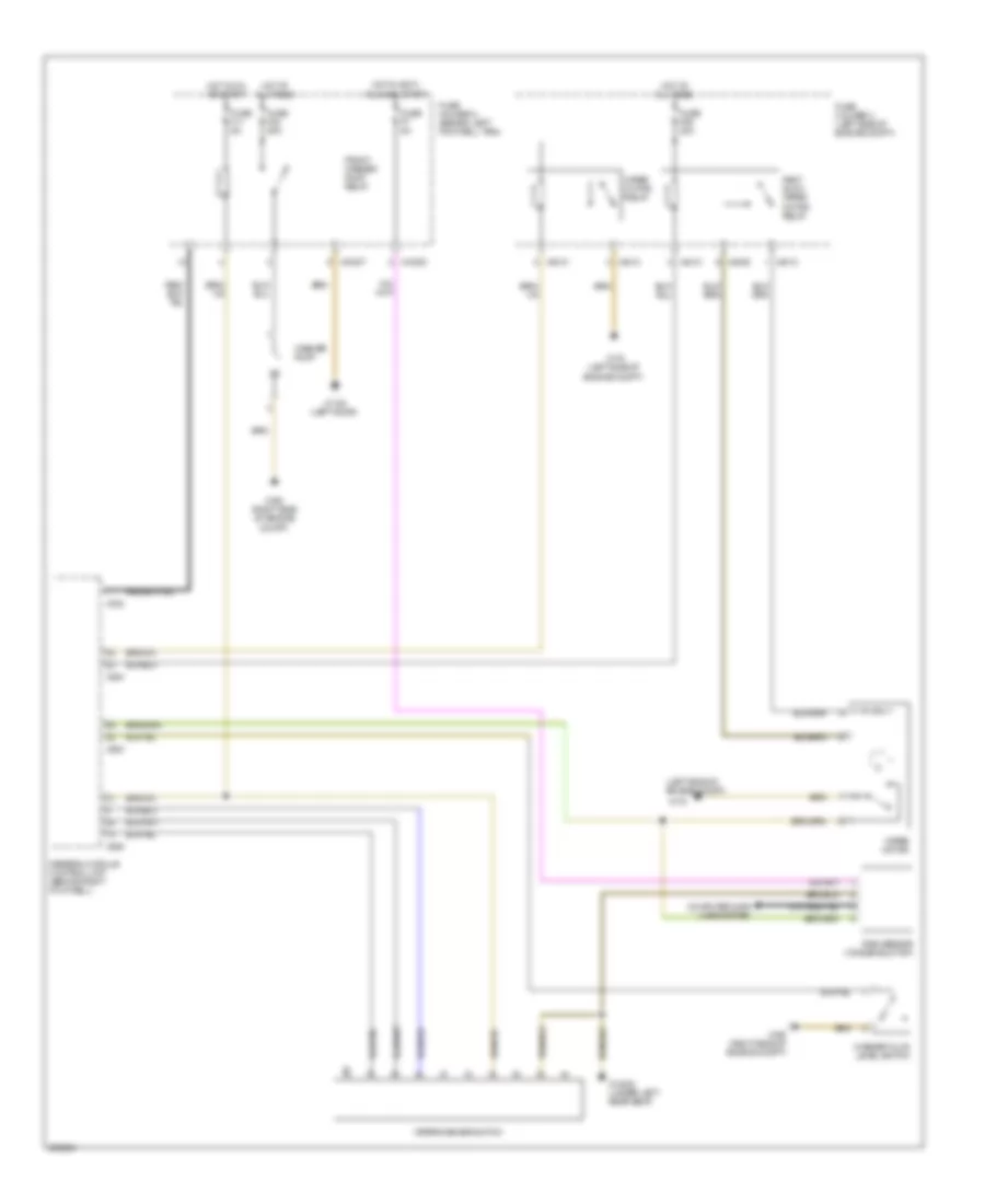 Front Wiper Washer Wiring Diagram Convertible for MINI Cooper S 2006