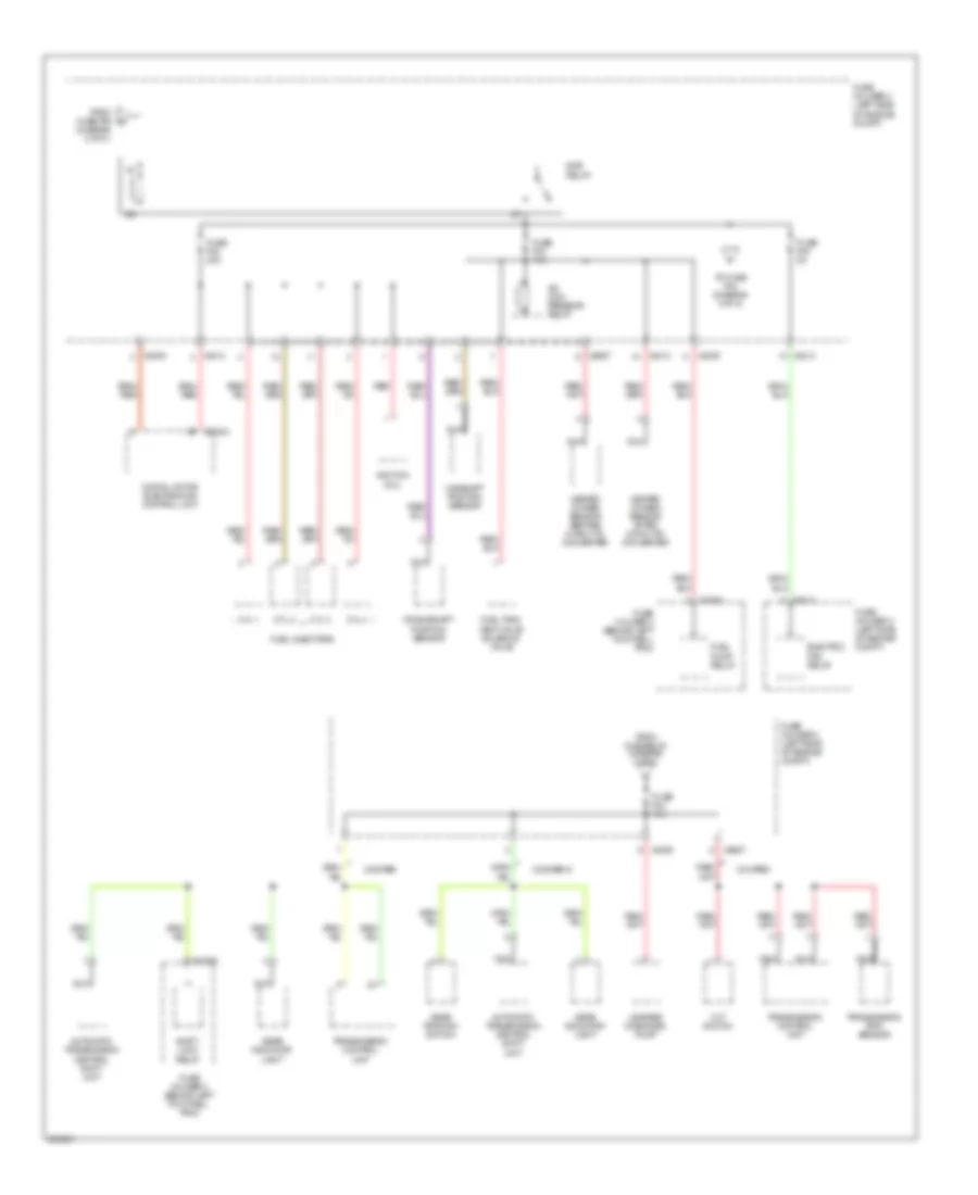 Power Distribution Wiring Diagram (3 of 5) for MINI Cooper 2007