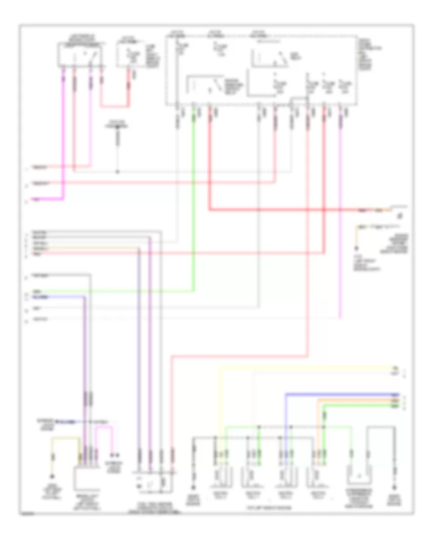 1.6L, Engine Performance Wiring Diagram, Except Convertible (2 of 4) for MINI Cooper 2008