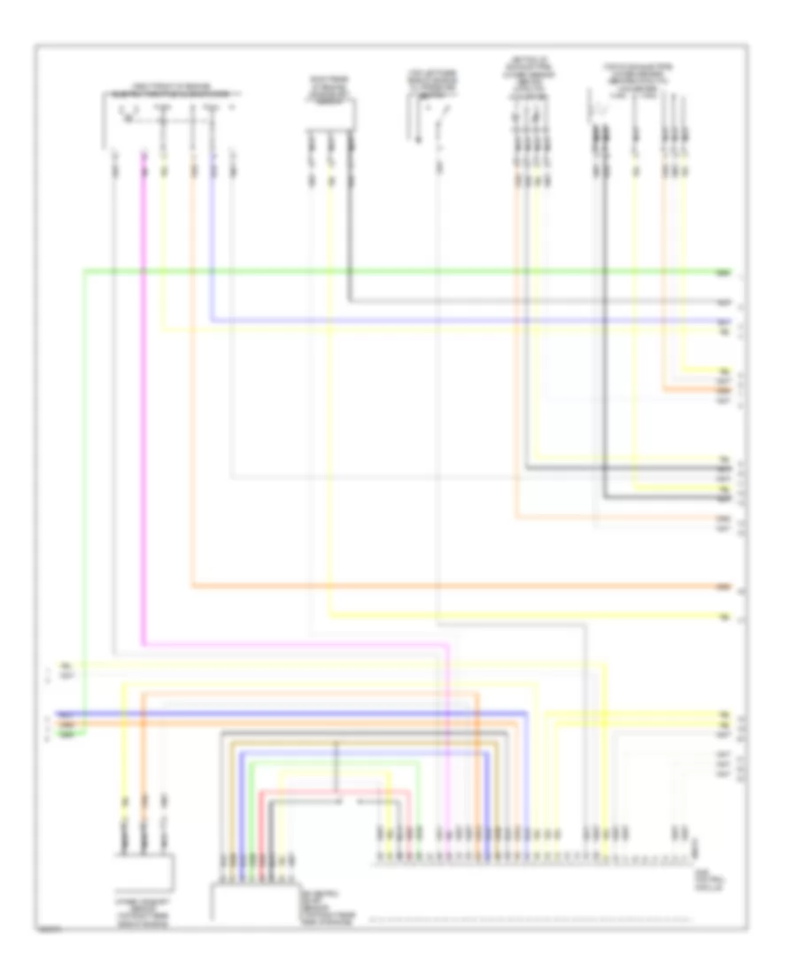 1.6L, Engine Performance Wiring Diagram, Except Convertible (3 of 4) for MINI Cooper 2008